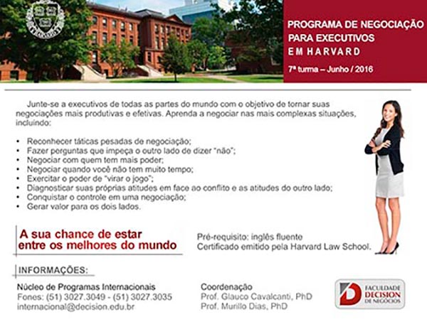 Clique aqui para saber mais sobre os cursos oferecidos pela Decision